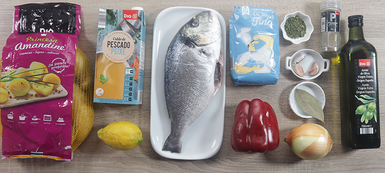 dorada al horno ingredientes