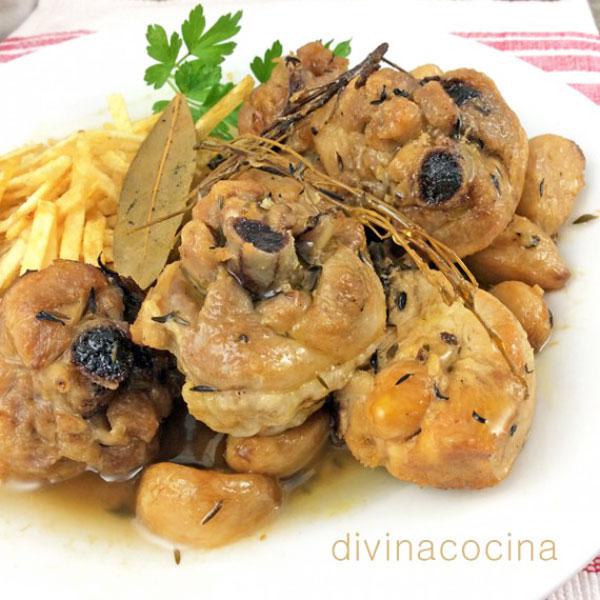 El Pollo al ajillo de toda la vida