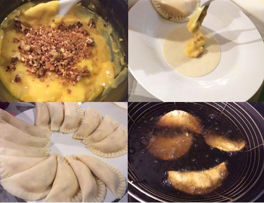 empanadillas de flan