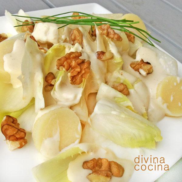 Endivias con roquefort Endivias con roquefort