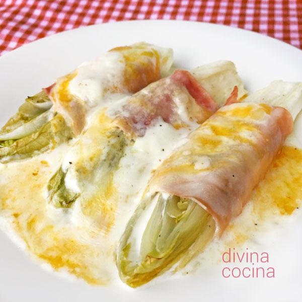 endivias gratinadas