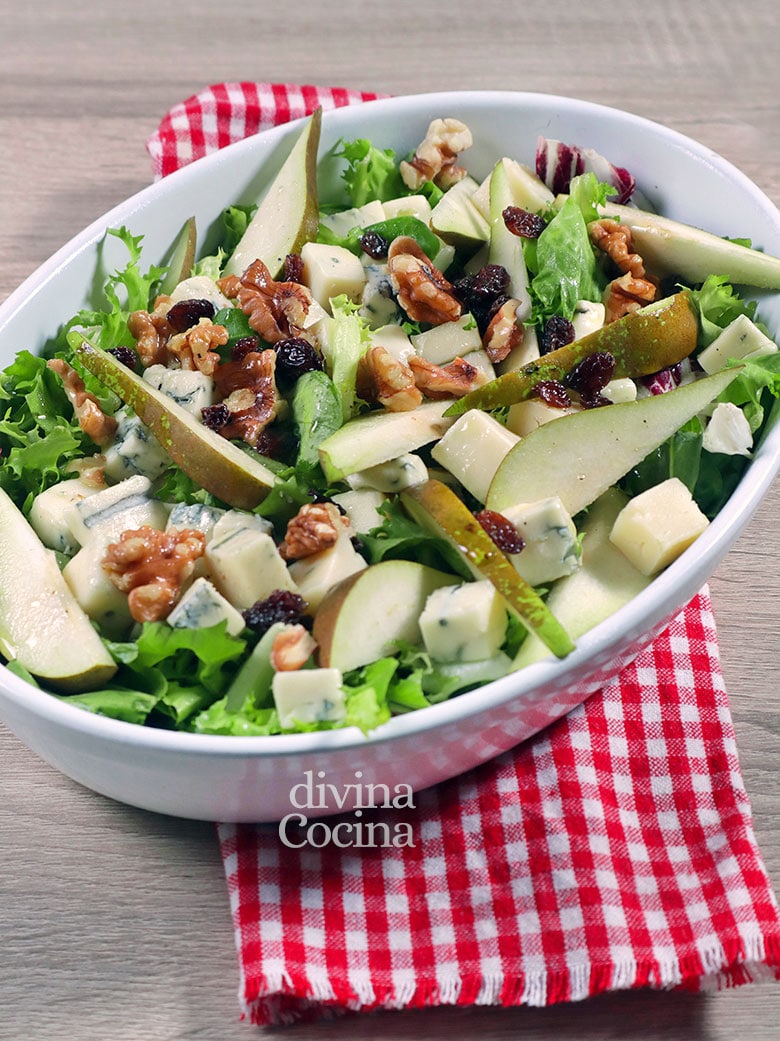 ENSALADA PERA GORGONZOLA ENSALADA PERA GORGONZOLA