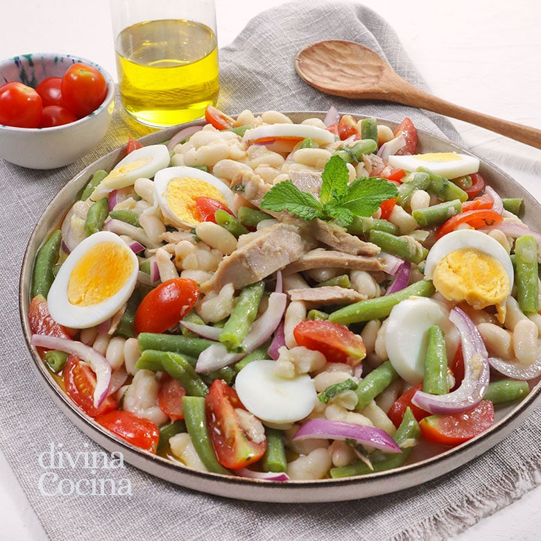 ensalada alubias vinagreta ensalada alubias vinagreta