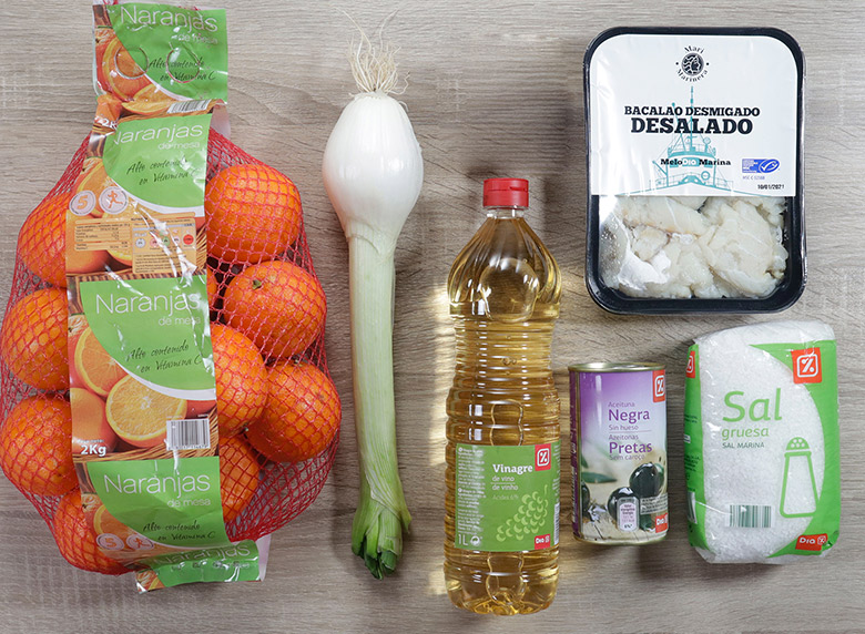 ensalada de bacalao y naranjas ingredientes ensalada de bacalao y naranjas ingredientes