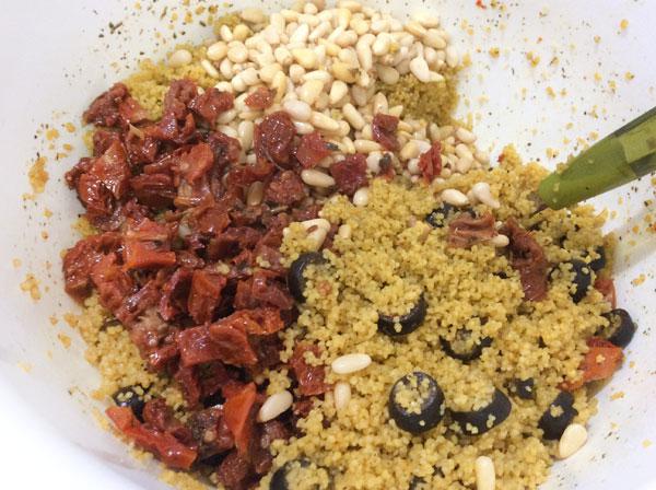 ensalada de cuscús a la italiana ensalada de cuscús a la italiana