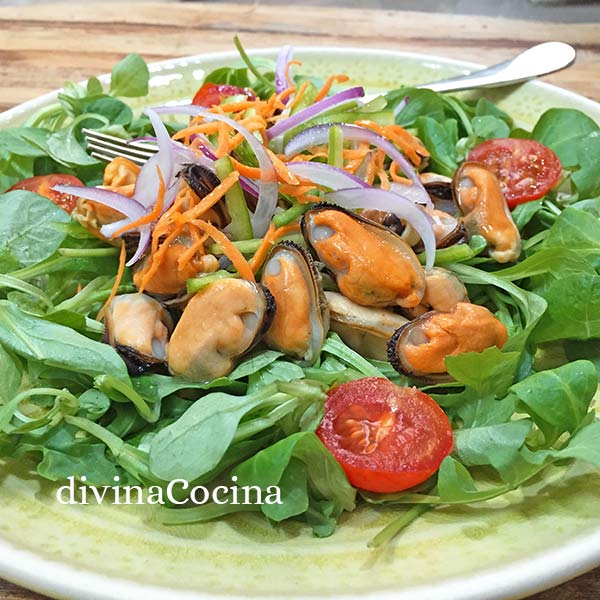 ensalada de mejillones ensalada de mejillones