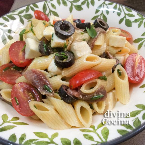 ensalada de pasta estilo caprese ensalada de pasta estilo caprese