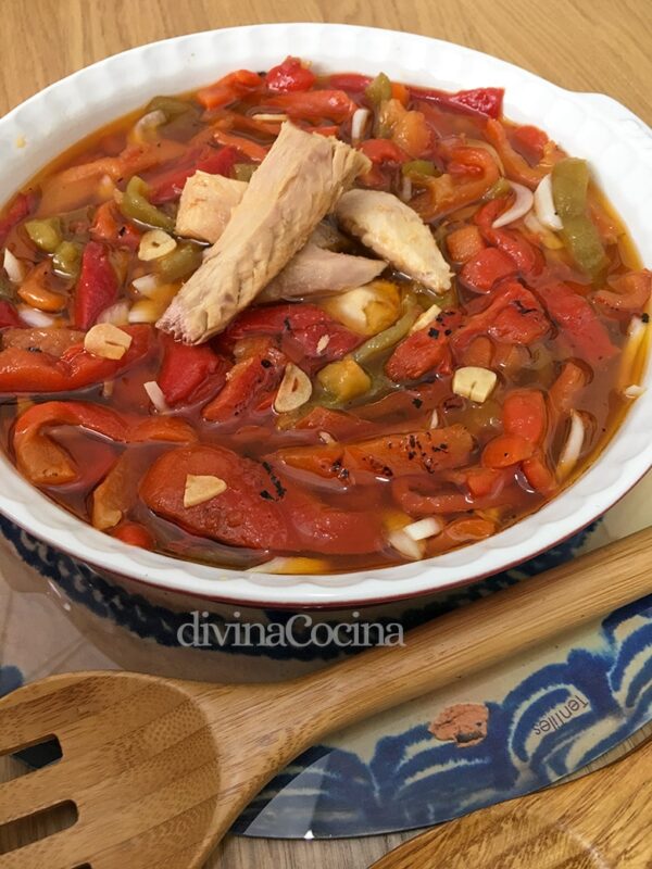 Ensalada de pimientos asados