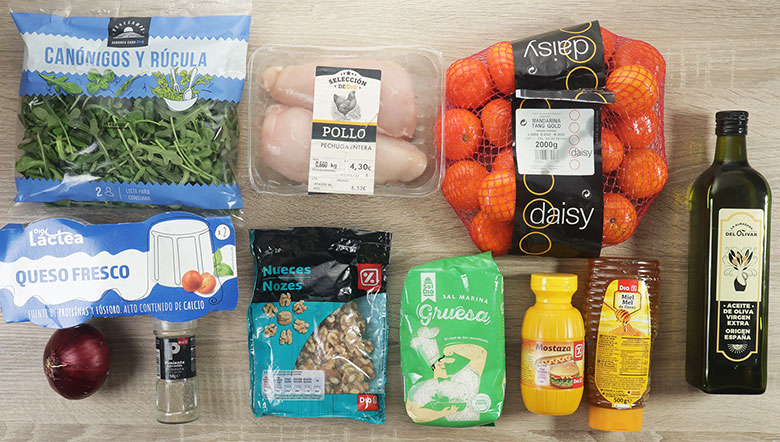 ingredientes ensalada pollo naranja ingredientes ensalada pollo naranja