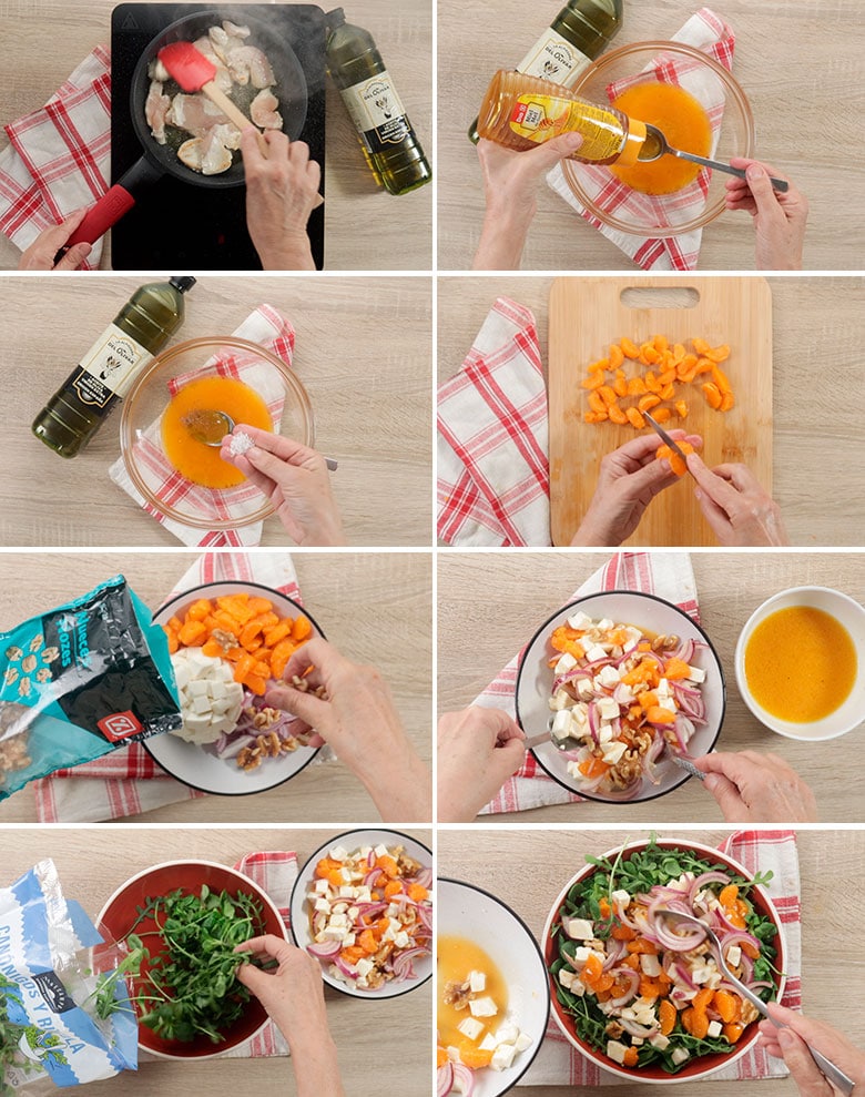 ensalada pollo naranja paso paso ensalada pollo naranja paso paso