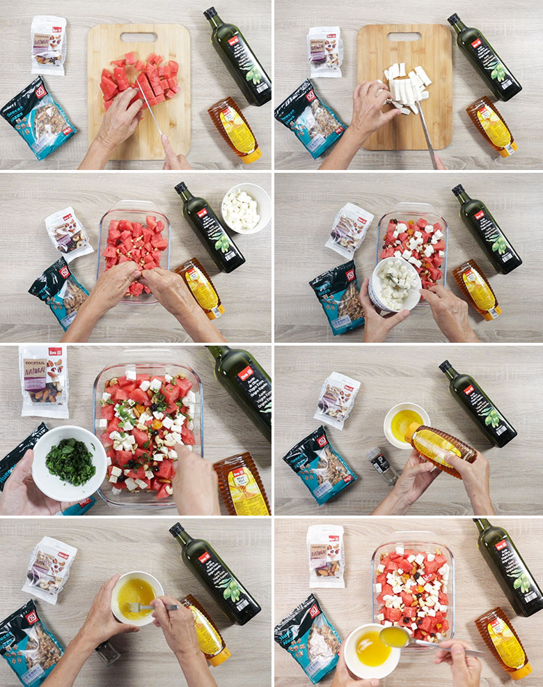 ensalada de sandía paso a paso ensalada de sandía paso a paso