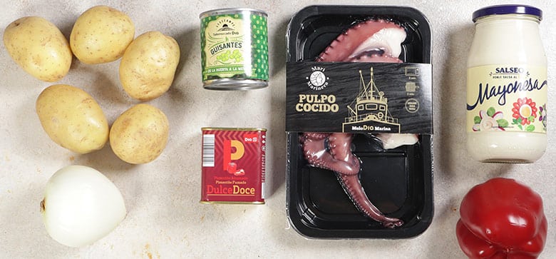 ensaladilla de pulpo ingredientes