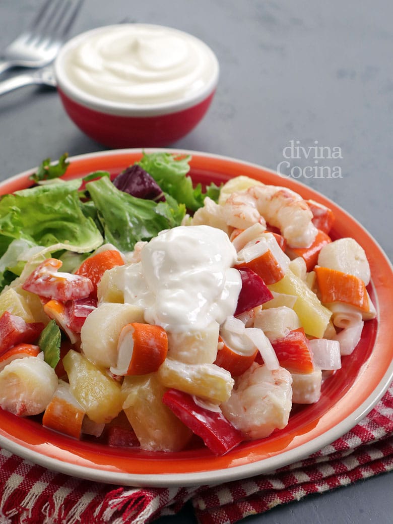 ensaladilla facil marisco ensaladilla facil marisco