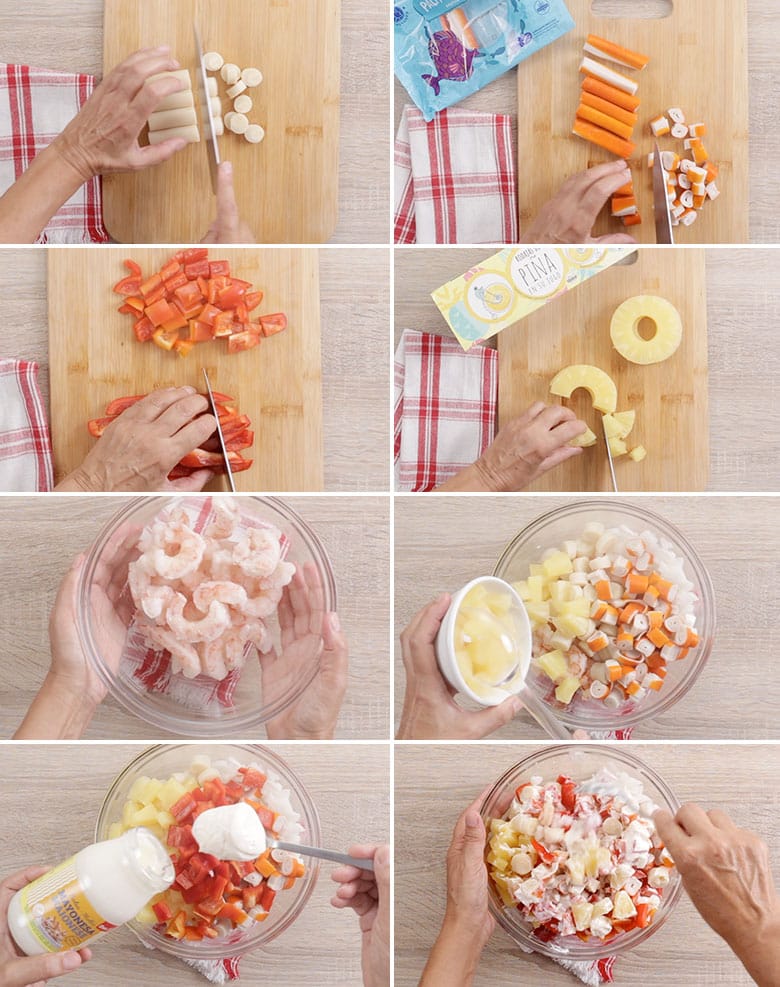 ensaladilla marisco paso paso ensalada marisco paso paso