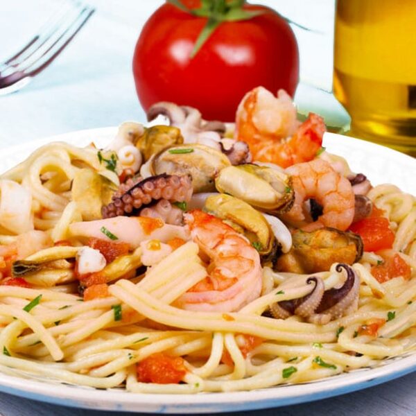 Espaguetis a la marinera