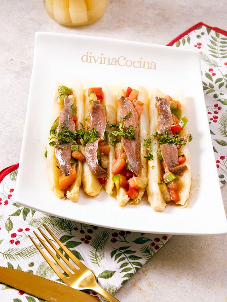 esparragos blancos rellenos esparragos blancos rellenos