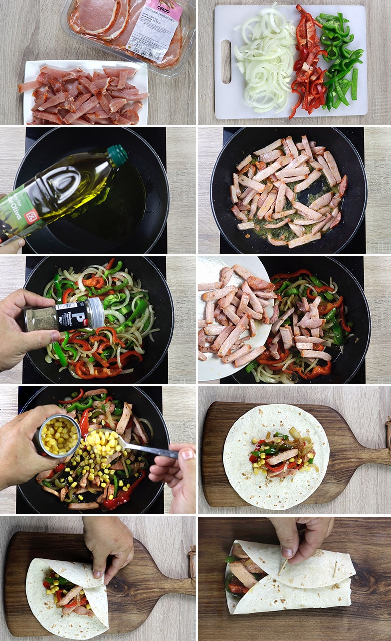 fajitas de lomo paso a paso fajitas de lomo paso a paso