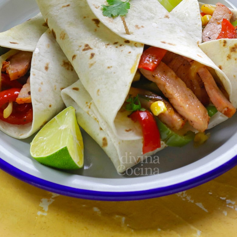 fajitas de lomo con pimientos fajitas de lomo con pimientos
