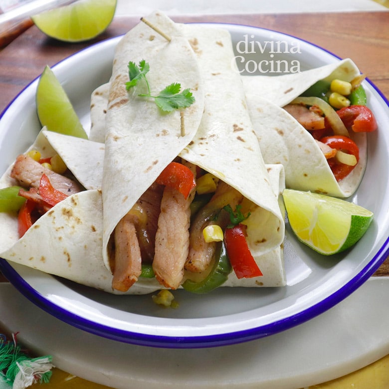 fajitas de lomo con pimientos fajitas de lomo con pimientos