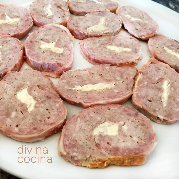 Fiambre de carne y queso rápido