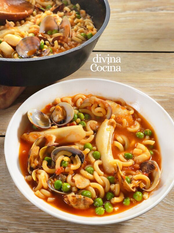 Fideos a la marinera