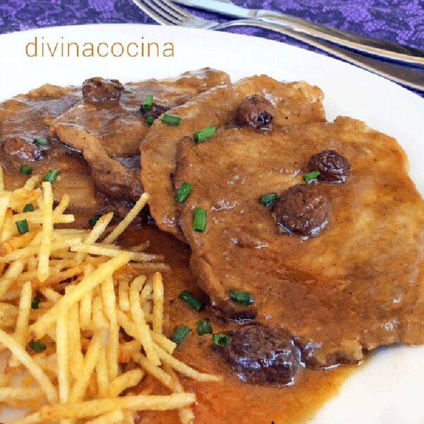 Filetes de lomo a la miel