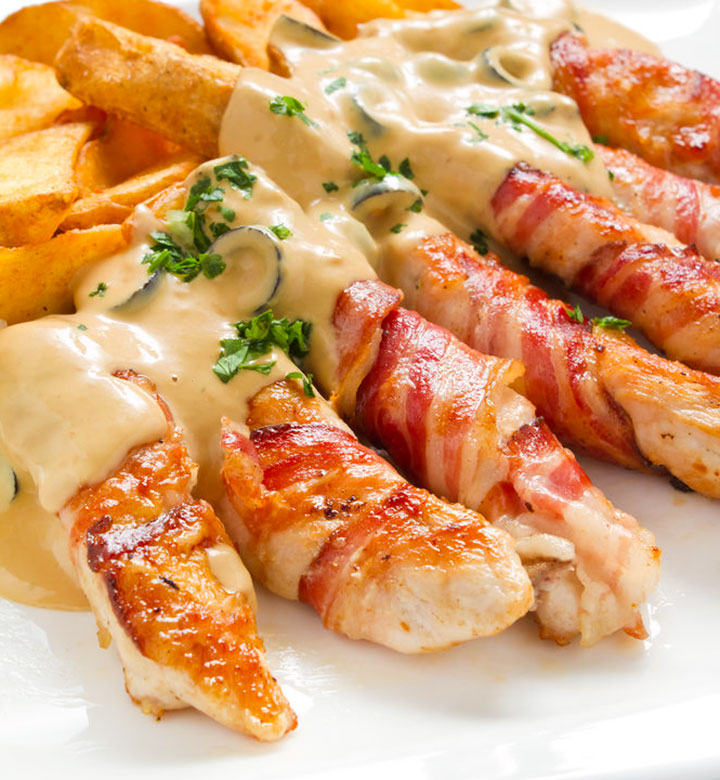 FINGERS DE POLLO SALTEADOS FINGERS DE POLLO SALTEADOS