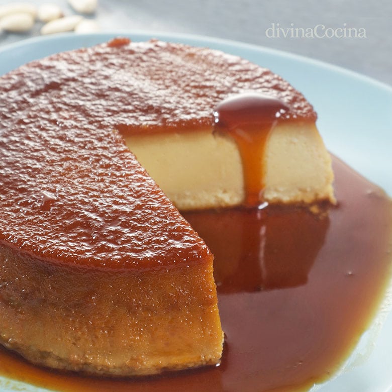 flan de almendras flan de almendras