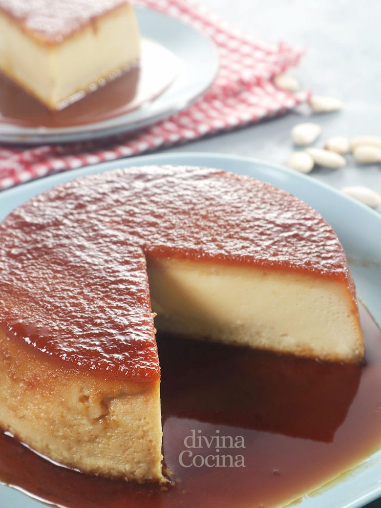 flan de almendras flan de almendras
