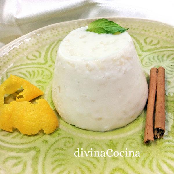 Flan de arroz con leche