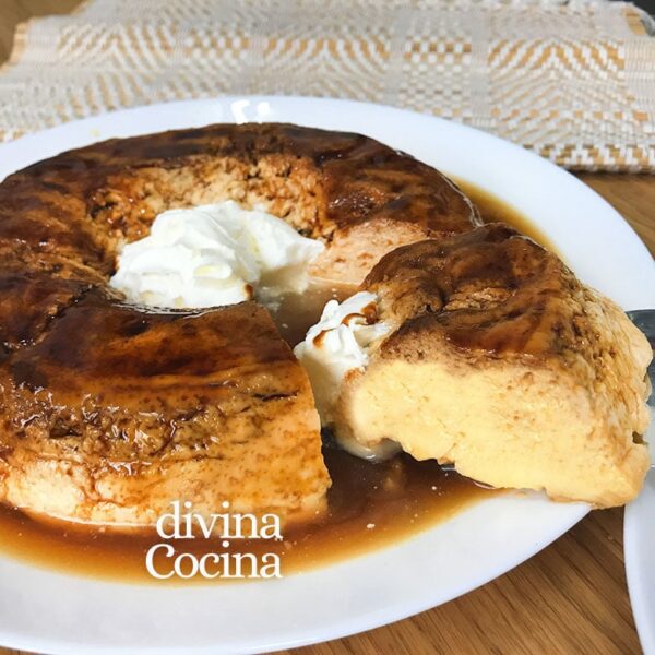 Flan de huevo en microondas