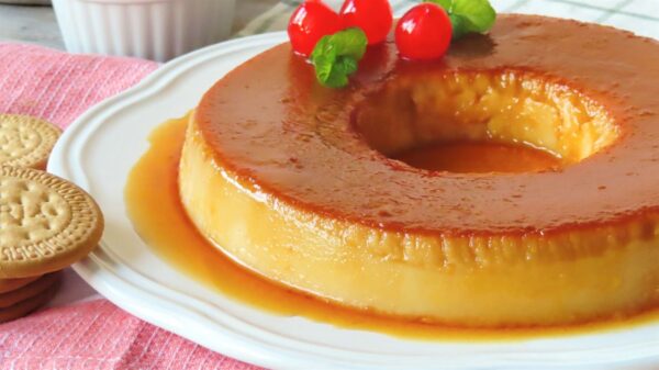Flan de huevos sin horno