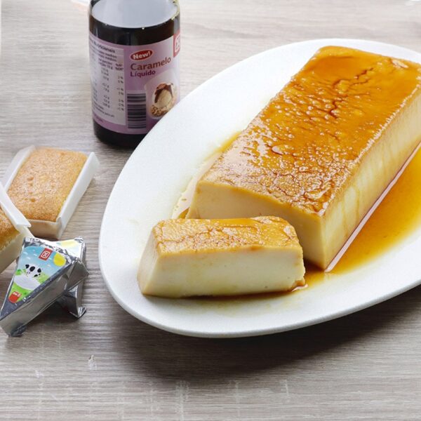 Flan de quesitos y sobaos