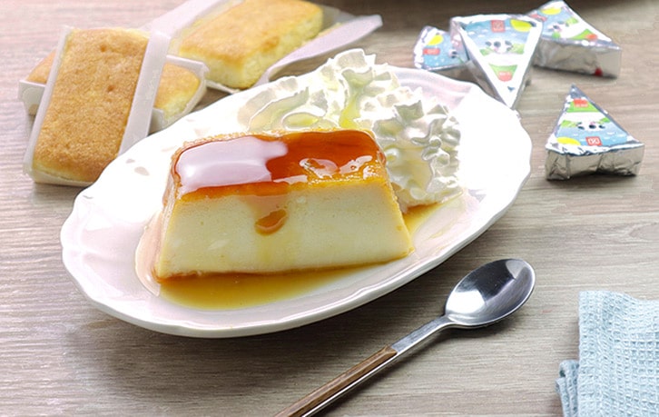 flan de sobaos y quesitos flan de sobaos y quesitos