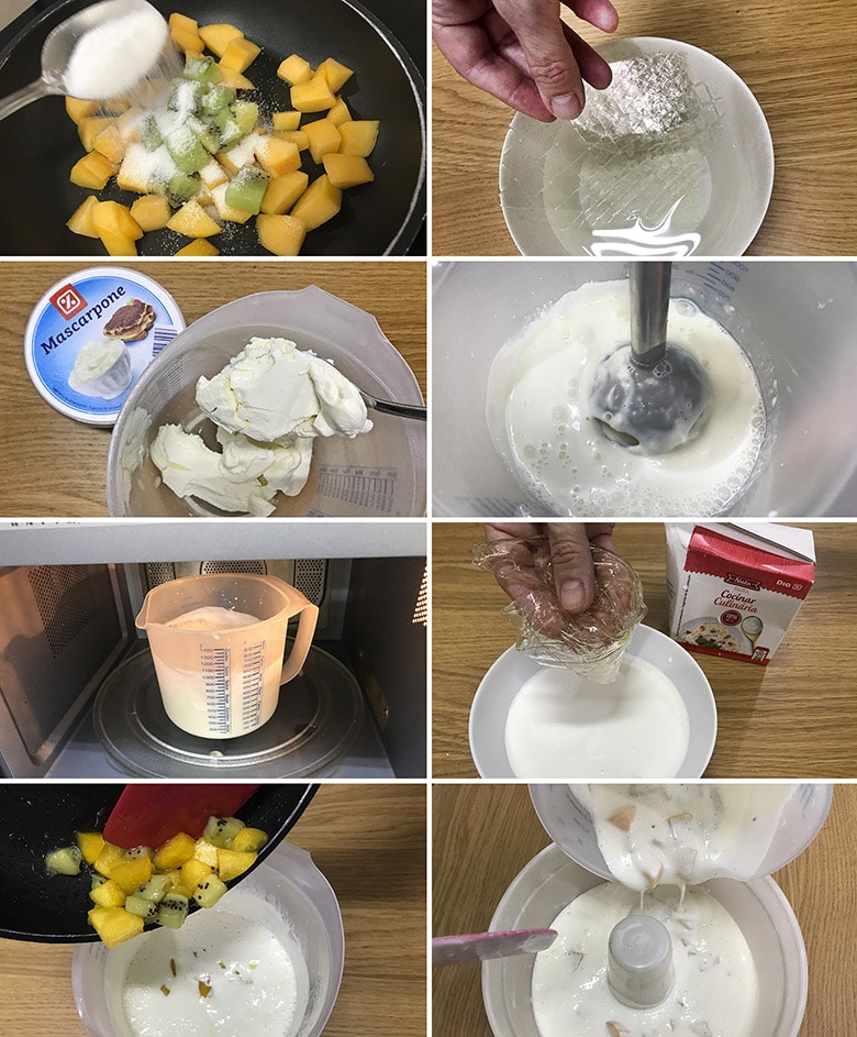 flan de queso y fruta sin horno paso a paso flan de queso y fruta sin horno paso a paso