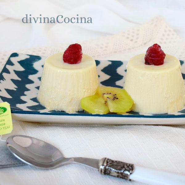 flan de té verde flan de té verde