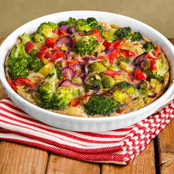 Frittata de verduras fácil y rápida