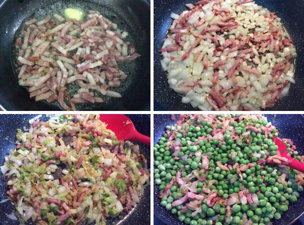 guisantes a la francesa paso a paso