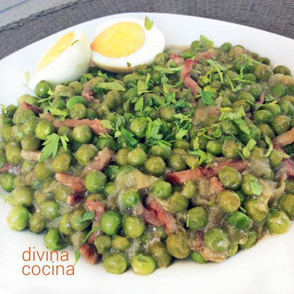 Guisantes a la francesa