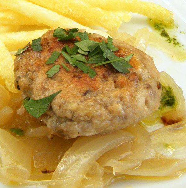 Hamburguesa de atún