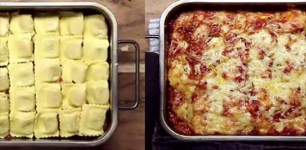 Haz una deliciosa lasaña en minutos con esta genial idea, Si te gusta dinos HOLA y dale a Me Gusta MIREN …