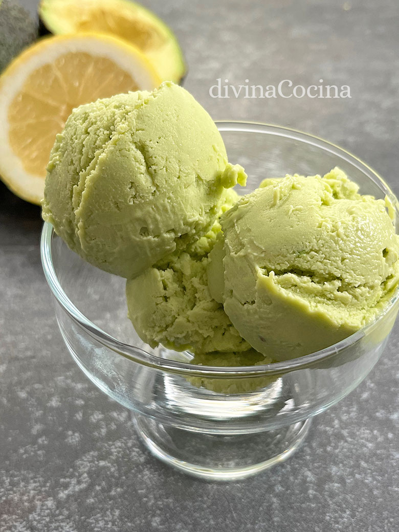 helado de aguacates