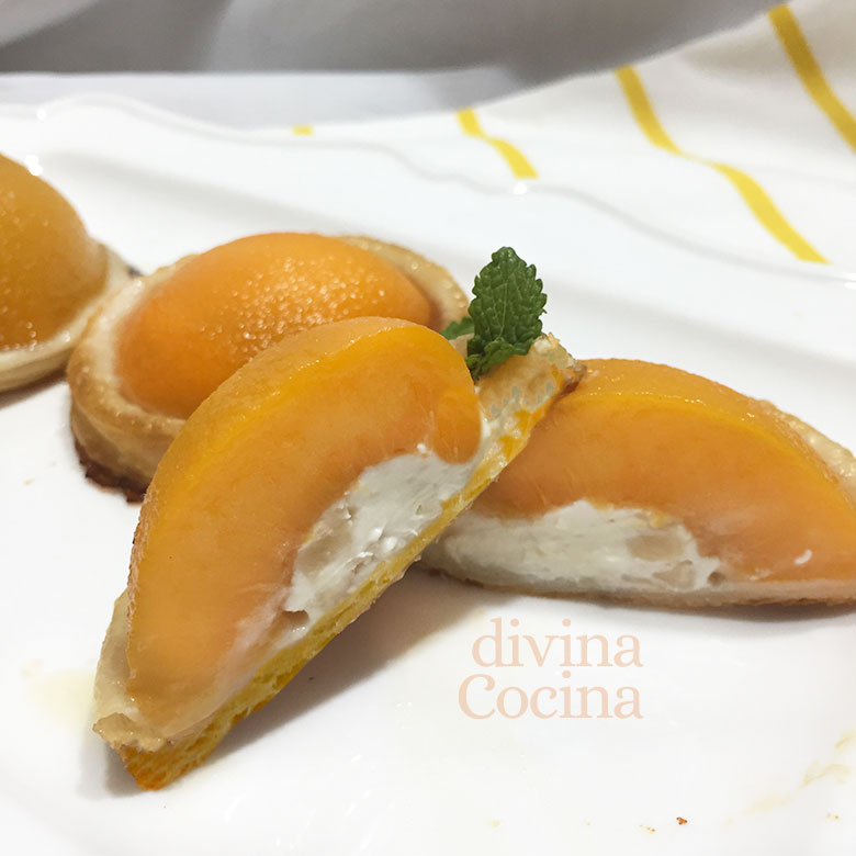 hojaldres de melocoton en almibar hojaldres de melocoton en almibar
