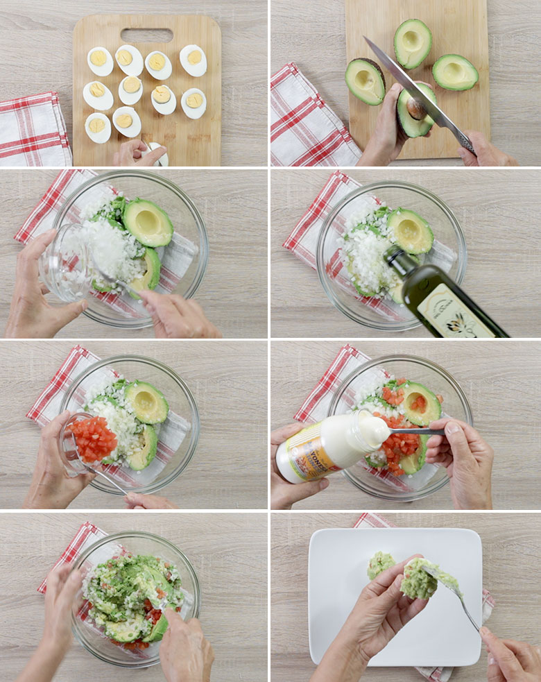 huevos rellenos guacamole paso paso huevos rellenos guacamole paso paso