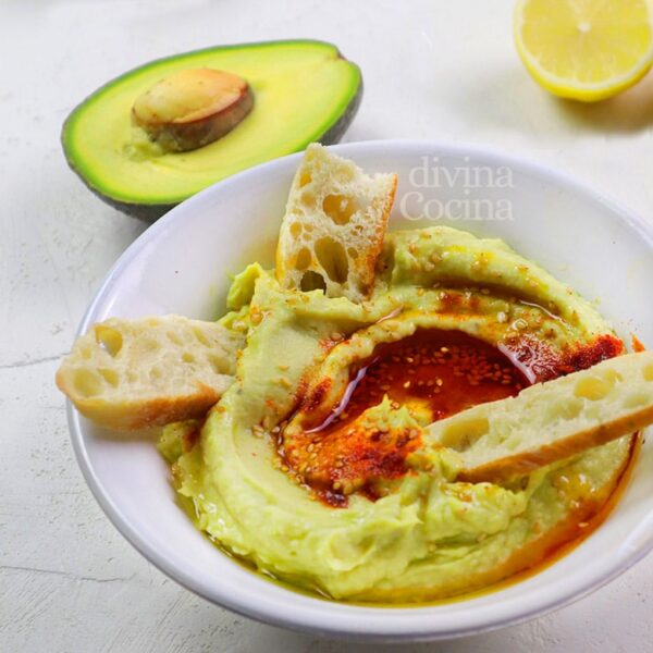 Hummus de aguacates fácil y rápido