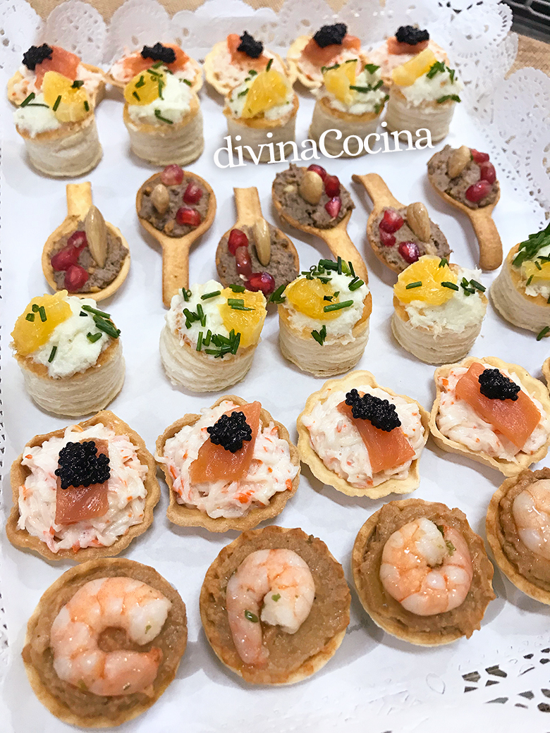 Canapés fríos fáciles Canapés fríos fáciles