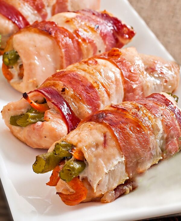 Involtini de pollo y verduras