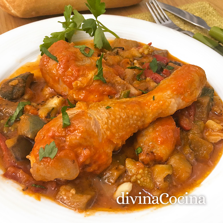 pollo con pisto sanfaina 2 pollo con pisto sanfaina 2