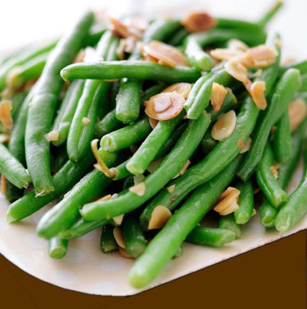Judías verdes con almendras