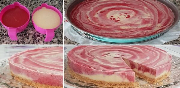 La receta secreta de la mejor Tarta mármol de frambuesas y chocolate blanco del mundo. Por favor tenéis que probarla y contarme cómo os ha quedado!!